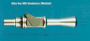 Ultra Vac HVE Handpiece, Medium, Aluminum, with 1/2" Swivel Adapter, B11150 thumbnail 6