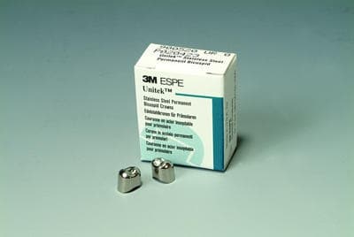 3M Unitek Stainless Steel Permanent Bicuspid Crown, Lower Right Second Bicuspid, Size 5 (5LR), Box of 5, 900645 thumbnail 12
