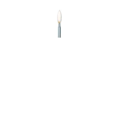 Meisinger 666XF-025 Extra Fine White Arkansas Abrasive, FG Friction Grip, Football Shape, 2.5 mm Head, 5/Pk thumbnail 3