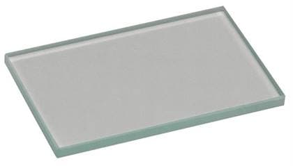 Miltex Clear Glass Mixing Slab, 4" x 2-1/2" x 1/4", Beveled Edges, 1/Ea thumbnail 4