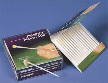 Pic-n-Stic Plastic Applicators, 2-1/2" Long, 2 mm Diameter, Adhesive Tip, White, 60/Box, PIC thumbnail 17