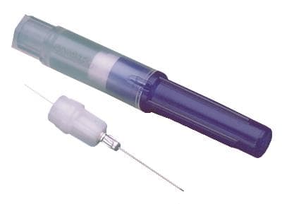 Monoject 400 Series Plastic Hub Dental Needle, 25 Gauge, Short, 100/Box - 25GA Short Needle Plastic Hub 400 Series (100) - Image 1