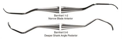 American Eagle Instruments Barnhart 5/6 Universal Curette, Double-Ended, EagleLite Resin Handle, Red, 1/Pk, AECB5-6X thumbnail 7