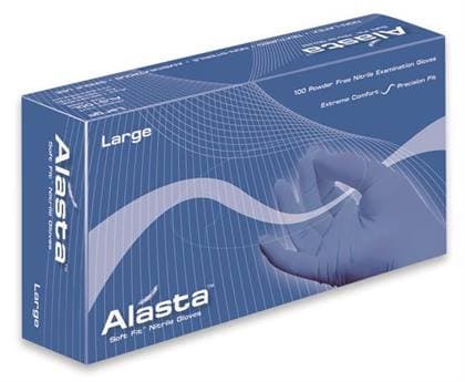 Alasta Soft Fit Nitrile Examination Gloves, Powder-Free, Non-Sterile, Small, Violet Blue, 100/Box, ALS100S thumbnail 15