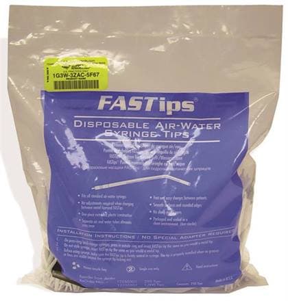 FASTips Disposable Plastic Air-Water Syringe Tips, 250/Bag, 122503 thumbnail 11