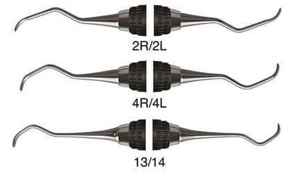 Hu-Friedy Columbia 2R/2L Universal Curette, Double-Ended, #6 Satin Steel Handle, SC2R/2L6 thumbnail 6
