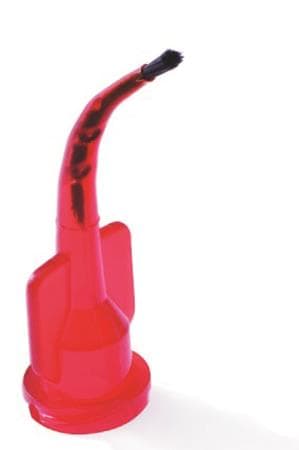 Spira-Flo Brush Tips, Red, 18 Gauge, Curved Cannula, 500/Pkg, 321450 thumbnail 10