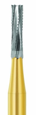 Midwest® #2057 FG Carbide Bur, Straight Fissure Fine Crosscut, Flat End, 1.0 mm Diameter, 3.7 mm Length, 10/Pkg, 389560 thumbnail 6