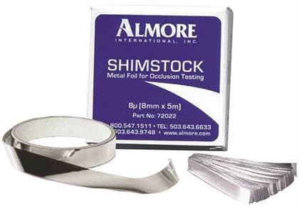 Hager Worldwide Shimstock Occlusion Foil Strips, 12 Micron, 2" x 3/8", 300/Box, 72070 thumbnail 2