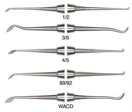 Hu-Friedy Cleoid-Discoid Double-Ended Carver, 89/92, #41 Round Handle, CD89/92 thumbnail 5
