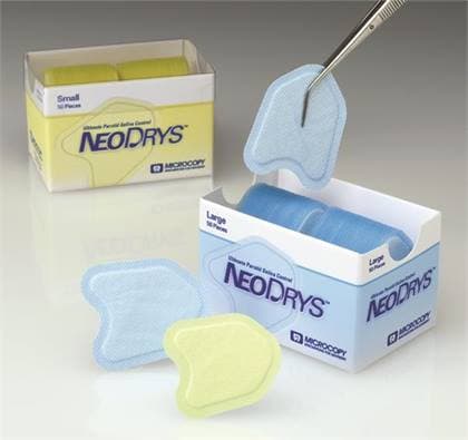 Microcopy NeoDrys Reflective Saliva Absorbent Cotton Roll Substitute, Large, Blue, 50/Pk, DYRL thumbnail 16