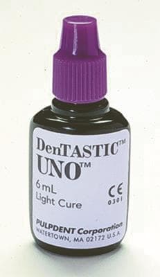 DenTASTIC UNO One-Step Wet Bonding Adhesive Kit, Light-Cure, 2 x 6 mL UNO, 5 mL Etch-Rite, 20 Applicator Tips, 50 Brush Tips, UNO thumbnail 6