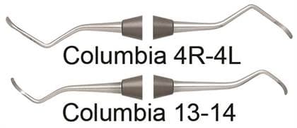 Nordent Relyant® Columbia Curette #4R/4L, Double-End, Relyant® #6 Handle, Stainless Steel, VSCCO4R-4L thumbnail 5