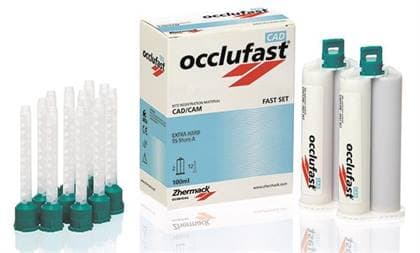 Occlufast CAD A-Silicone Bite Registration, Super Fast Set, Light Blue, 50 ml Cartridges, 2/Pk, C200800 thumbnail 5