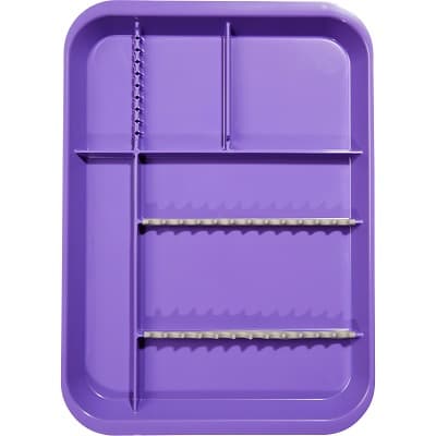Zirc B-Lok Divided Setup Tray, Size B, Neon Purple, 13-3/8" x 9-5/8" x 7/8", 20Z451R thumbnail 5