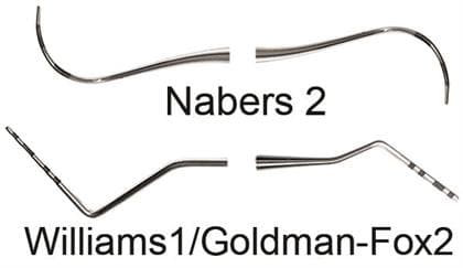 American Eagle Probe N2 Black, Double-Ended, Nabers, Stainless Steel, 3-6-9-12mm Markings, AEPN2B thumbnail 5