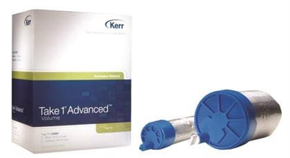 Kerr Take 1 Advanced VPS Impression Material, Volume Hard Cartridges, Medium/Monophase Body, Super Fast Set, Light Blue, 2 x 380 mL, Ref 34690 thumbnail 11