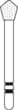 Two Striper® Skooter™ Diamond Burs FG, Acorn, 1 (T1), Medium, Blue, 2.8 mm, Pkg/5, 2015190 thumbnail 7