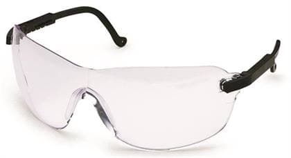 Uvex Spitfire Safety Glasses, Clear Lens, Black Frame, One Size Fits All thumbnail 9