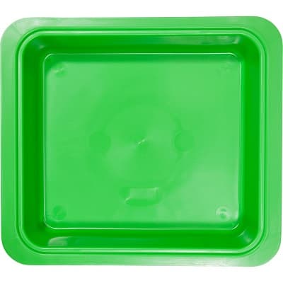 Zirc Procedure Tub Only, Neon Green, 12-1/4" x 10-7/8" x 2-3/4", 1/Pk, 20Z463P thumbnail 7