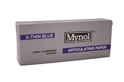 Mynol X-Thin Blue Articulating Paper, 63 Microns, Box of 14 Books thumbnail 3