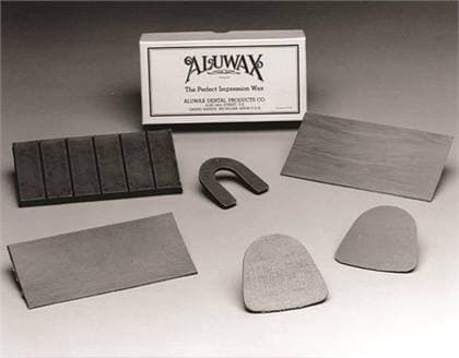 Aluwax Denture Forms Wax, 50 Pieces per Box, 11 oz Net - Wax Denture Forms - Image 1