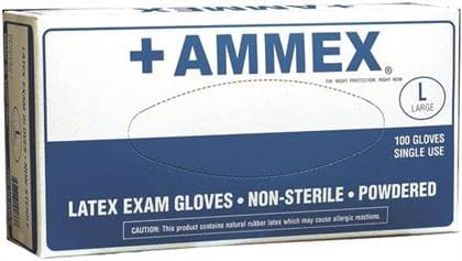 Ammex Indigo Nitrile Exam Gloves, Powder Free, Latex Free, Non-Sterile, Textured, Small, 100/Box thumbnail 10