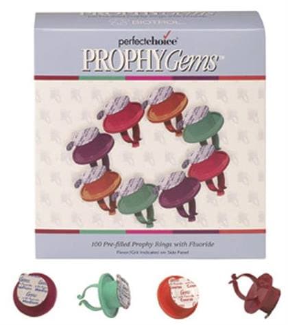 Young Dental Prophy Gems Mint Fine Prophylaxis Paste, 100/Pack - -Prophy Gems Mint Fine (100) - Image 1