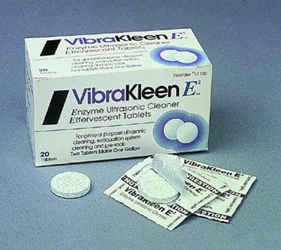 VibraKleen E2 Enzymatic Ultrasonic Cleaning Tablets, Mint Scent, 80/Bx, 50037101 thumbnail 12