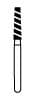 NTI Turbo Diamond Bur, Super Coarse, Flat End Taper, FG, #847-T-018, 5/Pk thumbnail 5