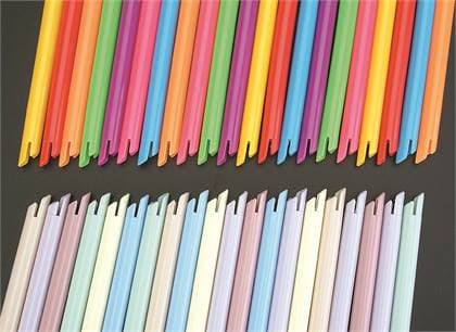 OraVac Vented Evacuator Tips, Assorted Pastel Colors, Extra-Rigid, Disposable, 6", 100/Bag thumbnail 2