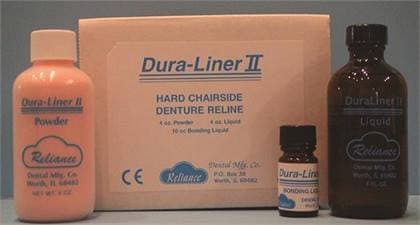 DuraLiner II Hard Chairside Denture Reline Kit, Powder & Liquid, 4 oz Each, 1601 thumbnail 9