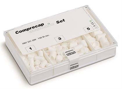 Roeko Comprecap Anatomic Compression Caps, Size #1 Small 7mm, Cotton, 120/Pk, 531201 thumbnail 6