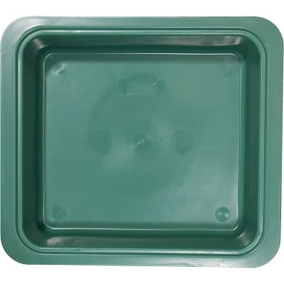 Zirc Procedure Tub, Green, 12-1/4"L x 10-7/8"W x 2-3/4"H, 1/Pk, 20Z463D thumbnail 8