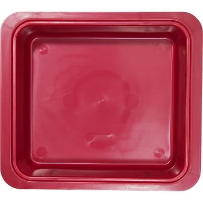 Zirc Procedure Tub Only, Red, 12-1/4" x 10-7/8" x 2-3/4", 1/Pk, 20Z463M thumbnail 6