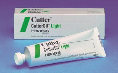 CutterSil Silicone Precision Impression Material, Light Body, 140 ml Tube, 1/Pk, 65817930 thumbnail 7