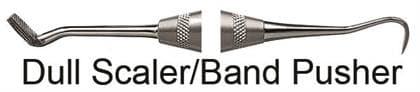 Hu-Friedy Band Pusher/Scaler, Double-Ended, Dull Scaler, #6 Satin Steel Handle, 678-906 thumbnail 6
