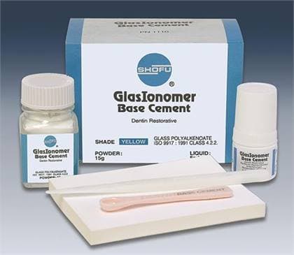 Shofu GlasIonomer Base Cement Powder, Yellow, 15 g, Refill, #1111 thumbnail 12