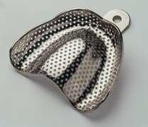 GC America COE Nickel-Plated Extra Long Perforated Impression Tray #XL22 Lower, Extra Wide thumbnail 3