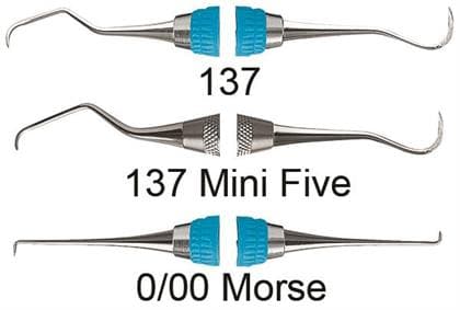 Hu-Friedy Morse 0/00 Sickle Scaler, Double End, #7 Satin Steel Colours Handle, SM0/007 thumbnail 6