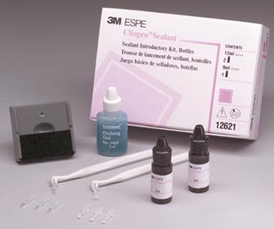 3M Clinpro Sealant Introductory Kit, Bottle, 2 x 6 mL, Light-Cure, Fluoride-Releasing, Pink-to-White Color Change, #12621 thumbnail 7