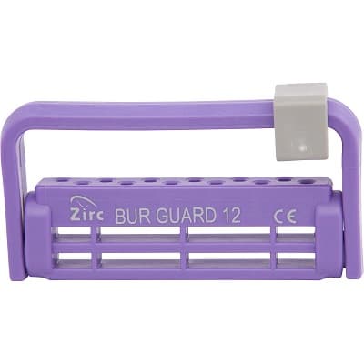 Zirc Steri-Bur Guard 12-Hole Neon Purple, Autoclavable Bur Block, 50Z406R thumbnail 7