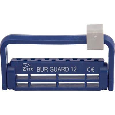 Zirc Steri-Bur Guard 12-Hole Bur Holder, Midnight Blue, Adjustable & Sterilizable, 50Z406T thumbnail 5