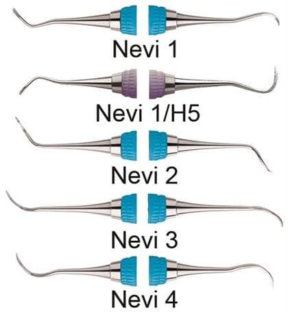 Hu-Friedy Sickle Scaler H5/Nevi 1 Double-Ended, #6 Satin Steel Handle, Anterior, SNEV1/H56 thumbnail 6