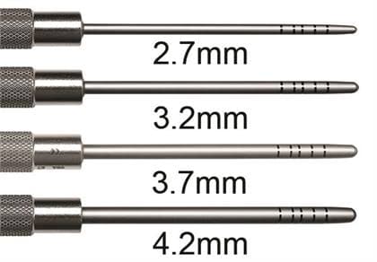 Hu-Friedy #4 Palti Osteotome, 4.2 mm, #524 Round Handle, 555452 thumbnail 4