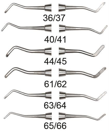 Hu-Friedy Double-Ended Excavator 40/41, Black's Formula 11-7-14, #41 Round Handle, 1.1 mm Tip, EXC40/41 thumbnail 6