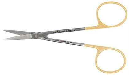 Hu-Friedy Iris Perma Sharp Straight Surgical Scissors, 4.5"/11.5cm, Stainless Steel, S5082 thumbnail 5