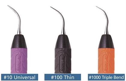 Hu-Friedy Satin Swivel Ultrasonic Insert, #100 Thin Universal, 30 kHz, Black, UI30SS100 thumbnail 14
