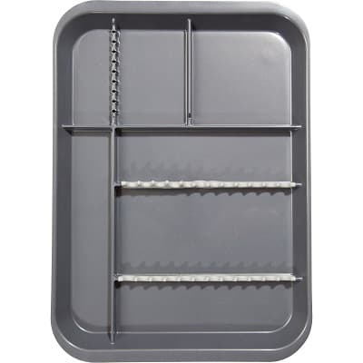 Zirc B-Lok Divided Setup Tray, Gray, Size B, 13-3/8" x 9-5/8" x 7/8", 1/Pk, 20Z451I thumbnail 6