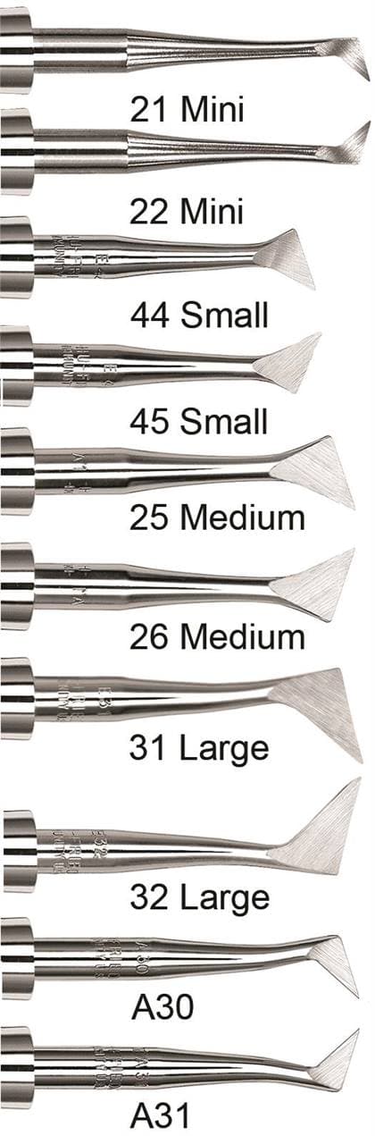 Hu-Friedy E21 Miniature Cryer Elevator, Left, #510 Large Tapered Hexagon Handle, 6.5 mm Tip, 1/Pk thumbnail 7